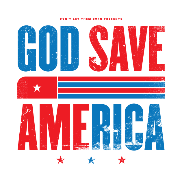 God Save America Red and Blue by SeraphimChris