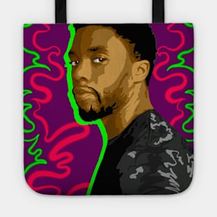 Chadwick Boseman Pop Art Portrait Tote