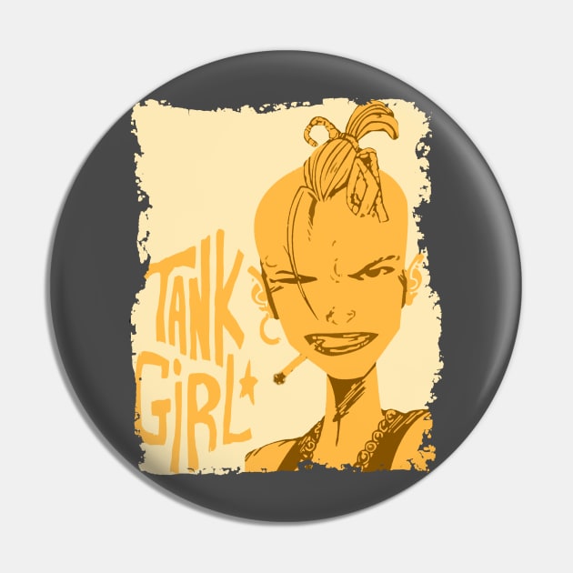 tank girl //vintage Pin by InstingGan