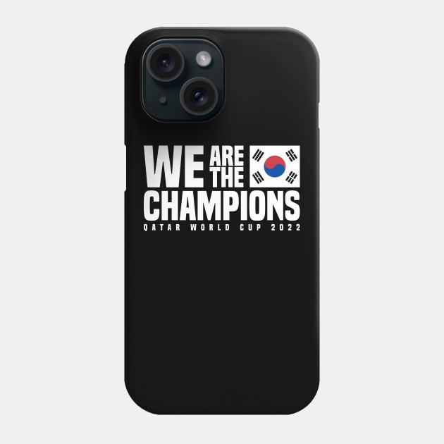 Qatar World Cup Champions 2022 - South Korea Phone Case by Den Vector