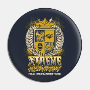 xtreme hierarchy shield Pin