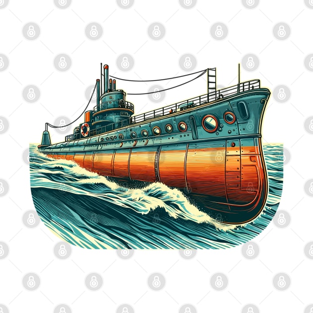 Submarine by Vehicles-Art