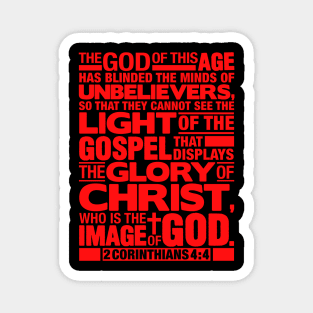 2 Corinthians 4:4 Glory of Christ Magnet