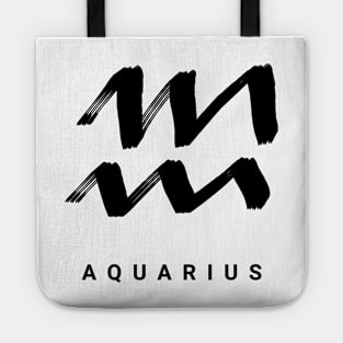 KIROVAIR ASTROLOGICAL SIGNS AQUARIUS #astrology #kirovair #symbol #minimalism #horoscope #waterman #home #decor Tote