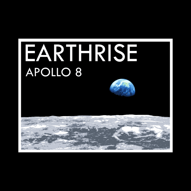 Earthrise Apollo 8 Vintage Ad by IORS