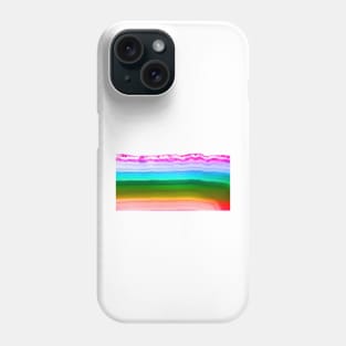 Fancy rainbow colors agate slice mineral Phone Case