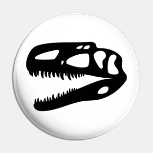 Monolophosaurus skull - black Pin