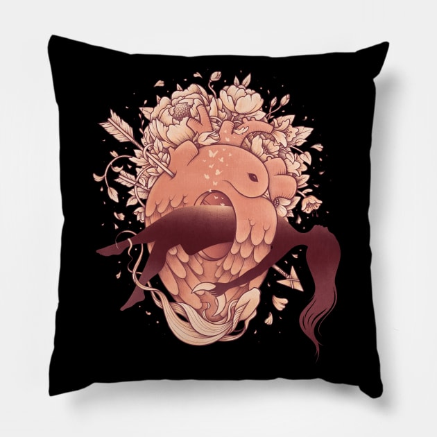 Love in Bloom Pillow by enkeldika2