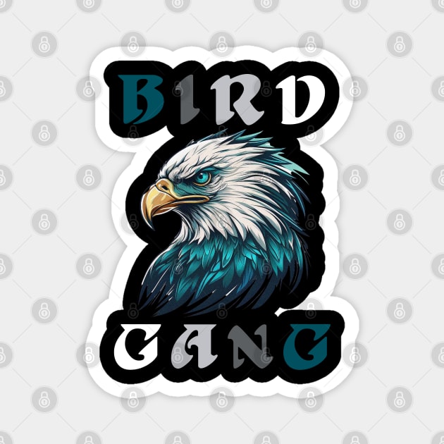 Eagle Bird Gang Funny Philadelphia Magnet by DonVector