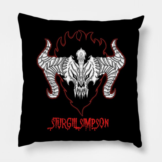 Blackout Inside Sturgill Pillow by more style brother