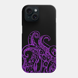 Monstruous Tentacles in Purple Phone Case