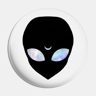 Alien Opal Pin