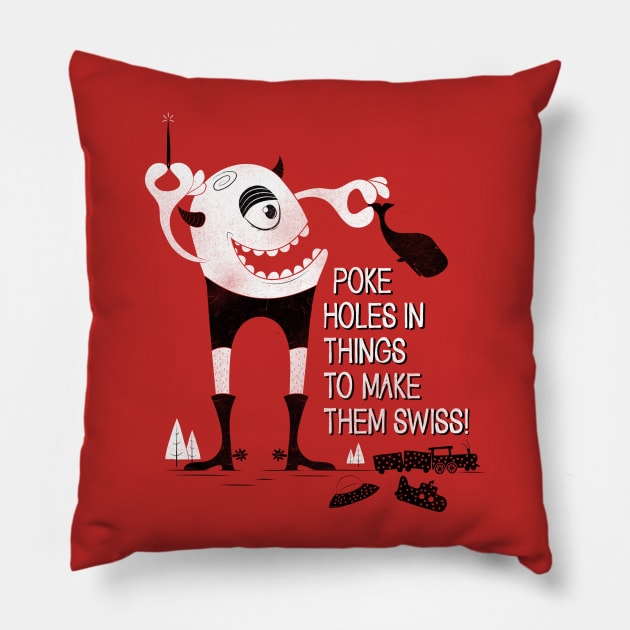 How To Make Things Swiss! Pillow by BeanePod