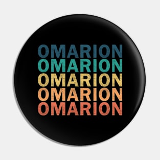 Omarion Name T Shirt - Omarion Vintage Retro Name Gift Item Tee Pin