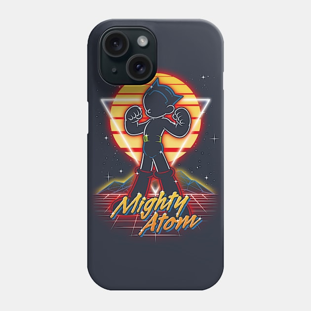 Retro Mighty Atom Phone Case by Olipop