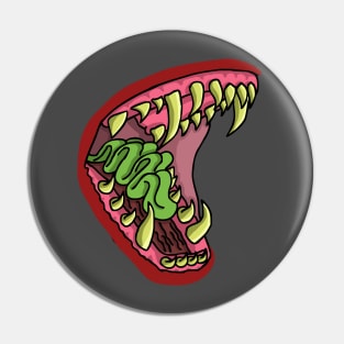 Creepy Jaws Pin