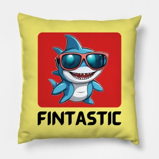 Fintastic | Shark Pun Pillow