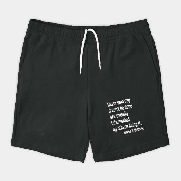 Doing It Quote | James Baldwin | African American | Black Lives by UrbanLifeApparel