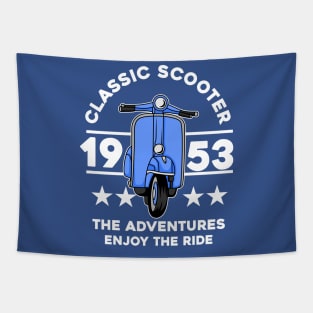 CLASSIC SCOOTER ADVENTURES Tapestry