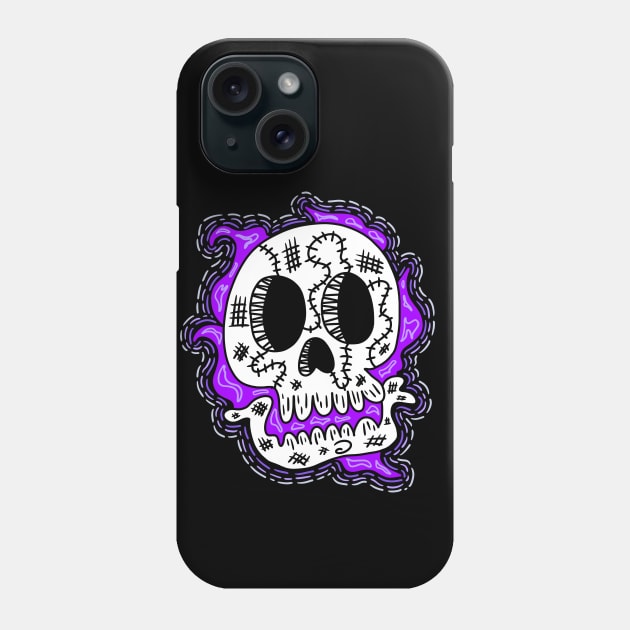 Skull Doodle #2 Phone Case by mm92