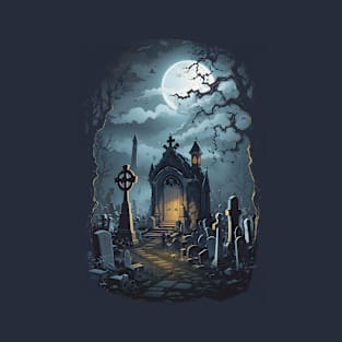 Midnight's Halloween : The Haunted Graveyard T-Shirt