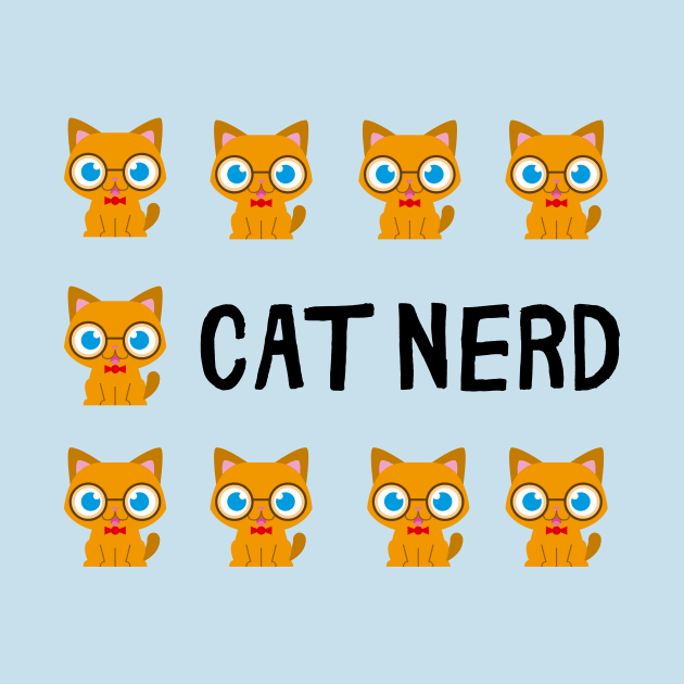 CAT NERD by Kelli Dunham's Angry Queer Tees