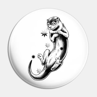 Pencil Tattoo weasel Pin