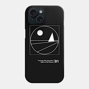 Walk On the Ocean / Minimal Style Graphic Artwork Design Phone Case