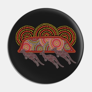 Awesome Aboriginal Dot Art Pin