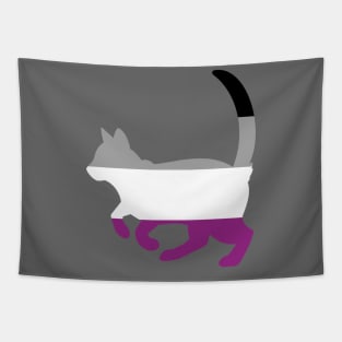 Pride Animals- Asexual Cat Tapestry