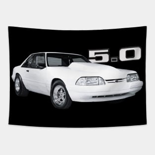 MUSTANG GT 5.0 FOXBODY CLASSIC RETRO notchback Tapestry