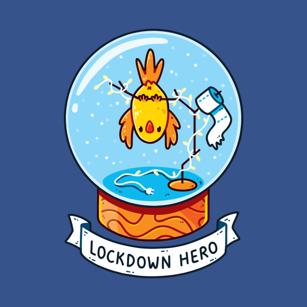 Snow Globe With Parrot Lockdown Hero by LydiaLyd