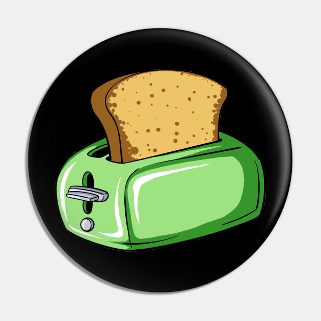 Toast Toaster Pin by fromherotozero