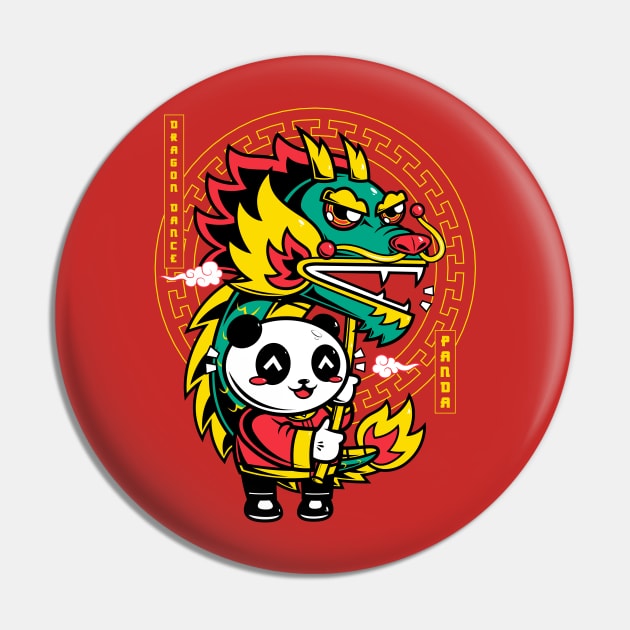 Dragon Dance Panda Pin by krisren28