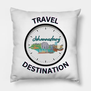 Travel to Johannesburg Pillow