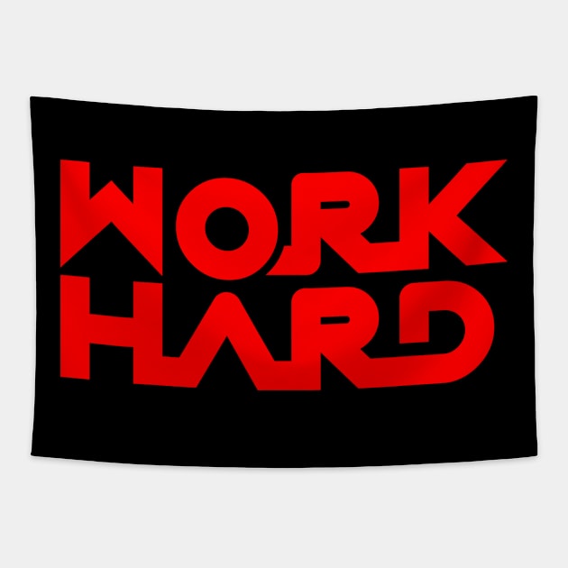 Mappd Values - Work Hard Tapestry by Medical School Headquarters