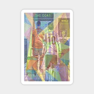 The Goat Mosaic Shine Pop Art Magnet