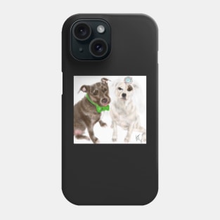 Bride and Groom Dog Wedding Phone Case