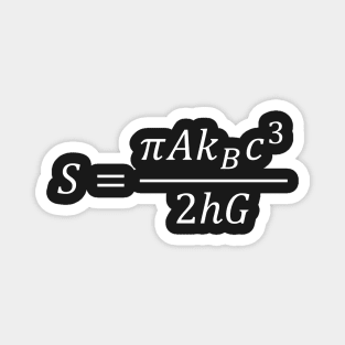 Hawking Equation Black Hole Entropy Magnet