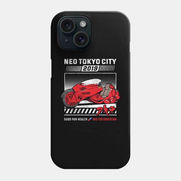 Neo Tokyo Kaneda Bike The Capsules Biker Gang Phone Case by VerydudeShirt