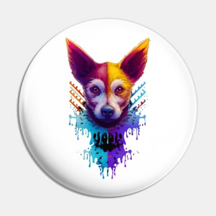 Cool Dingo Street Art Pin