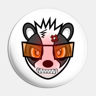 Angry Badger Æmber Pin