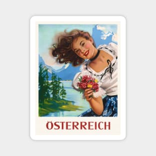 Austria Vintage Poster Magnet