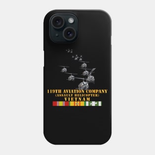 119th Aviation Company (Assault Helicopter) w VN SVC X 300 Phone Case