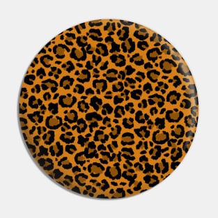 Leopard Pattern in Natural Colors Pin