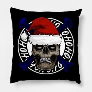 Skull Santa Hohoho Pillow