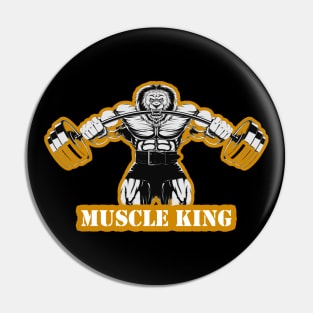 Muscle King Fitness Gym Pin