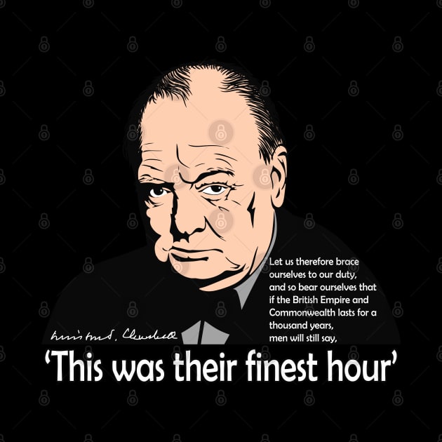 Winston Churchill This Was Their Finest Hour by Mandra