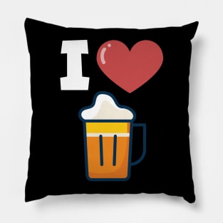 I love beer Pillow