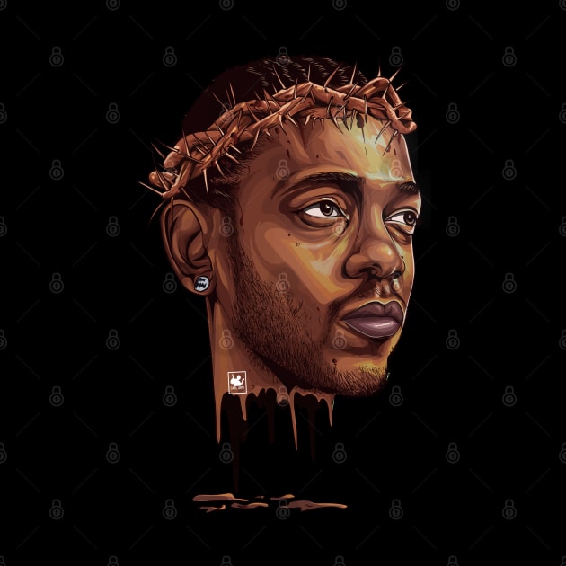 KENDRICK LAMAR art Design T-Shirt Hoodie Stickers by Carlart1 🎨